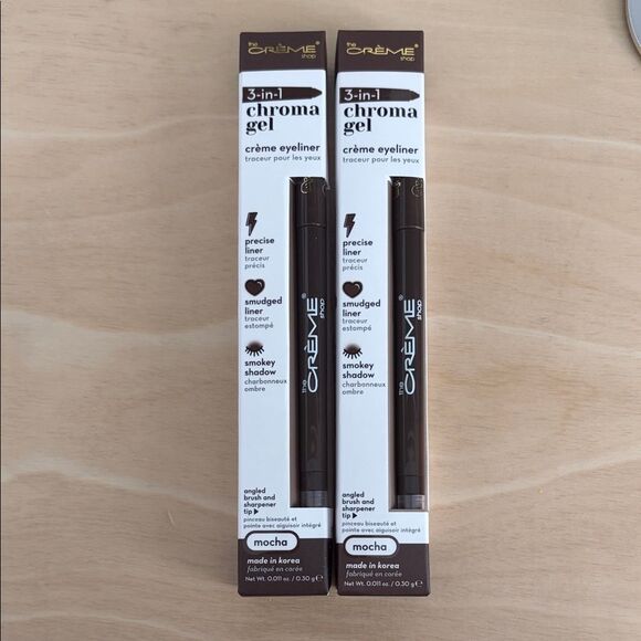 The Creme Shop Other - 2/$9: The Crème Shop 3-in-1 Chroma Gel Crème Eyeliner - Mocha